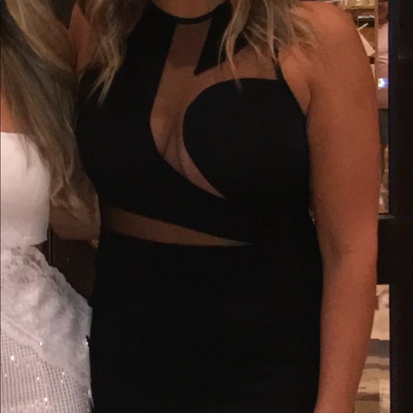 COPY - Black and sheer dress - Picture 1 of 2